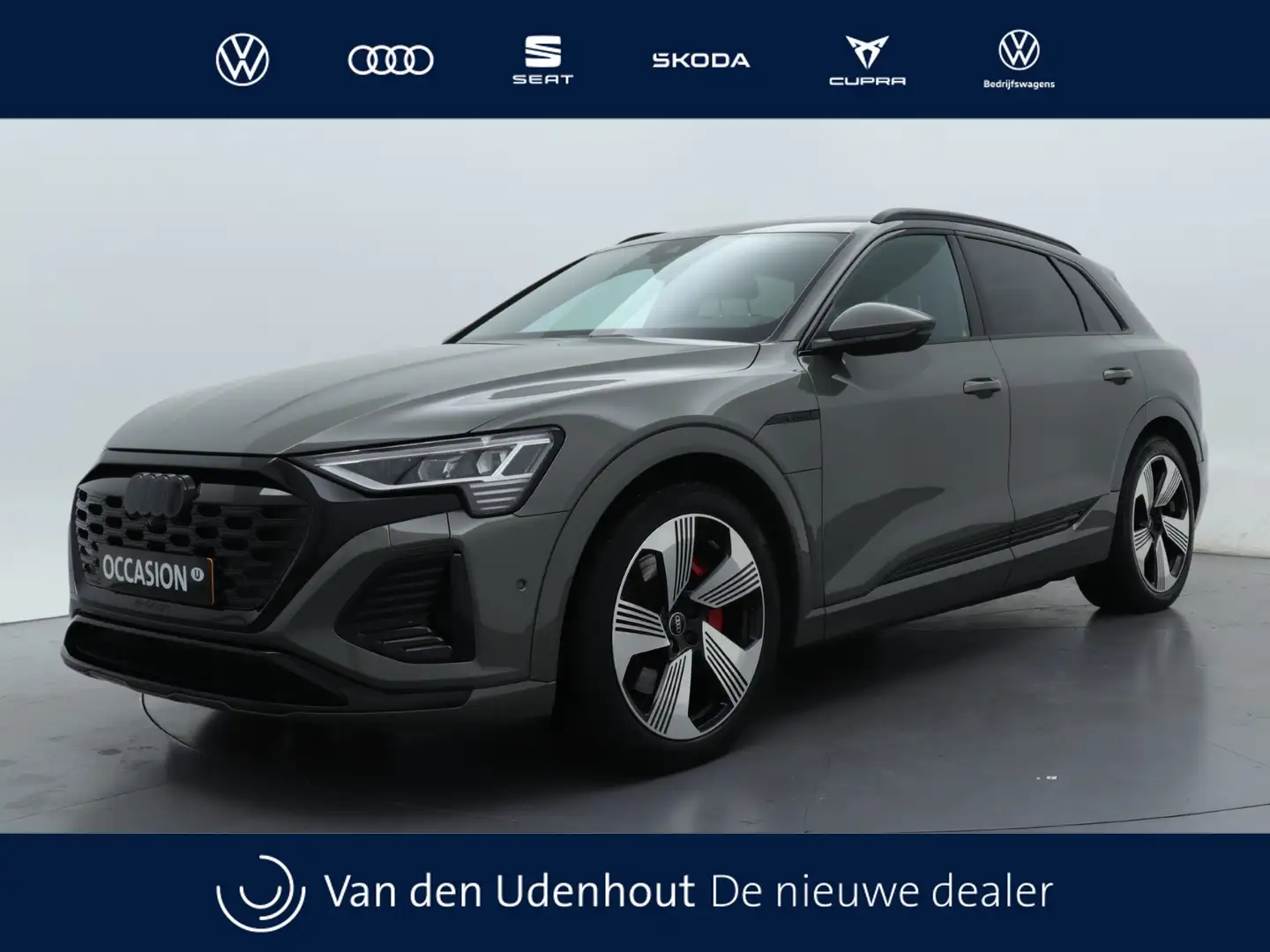 Audi Q8 e-tron 55 quattro S Edition 115 kWh Gris - 1