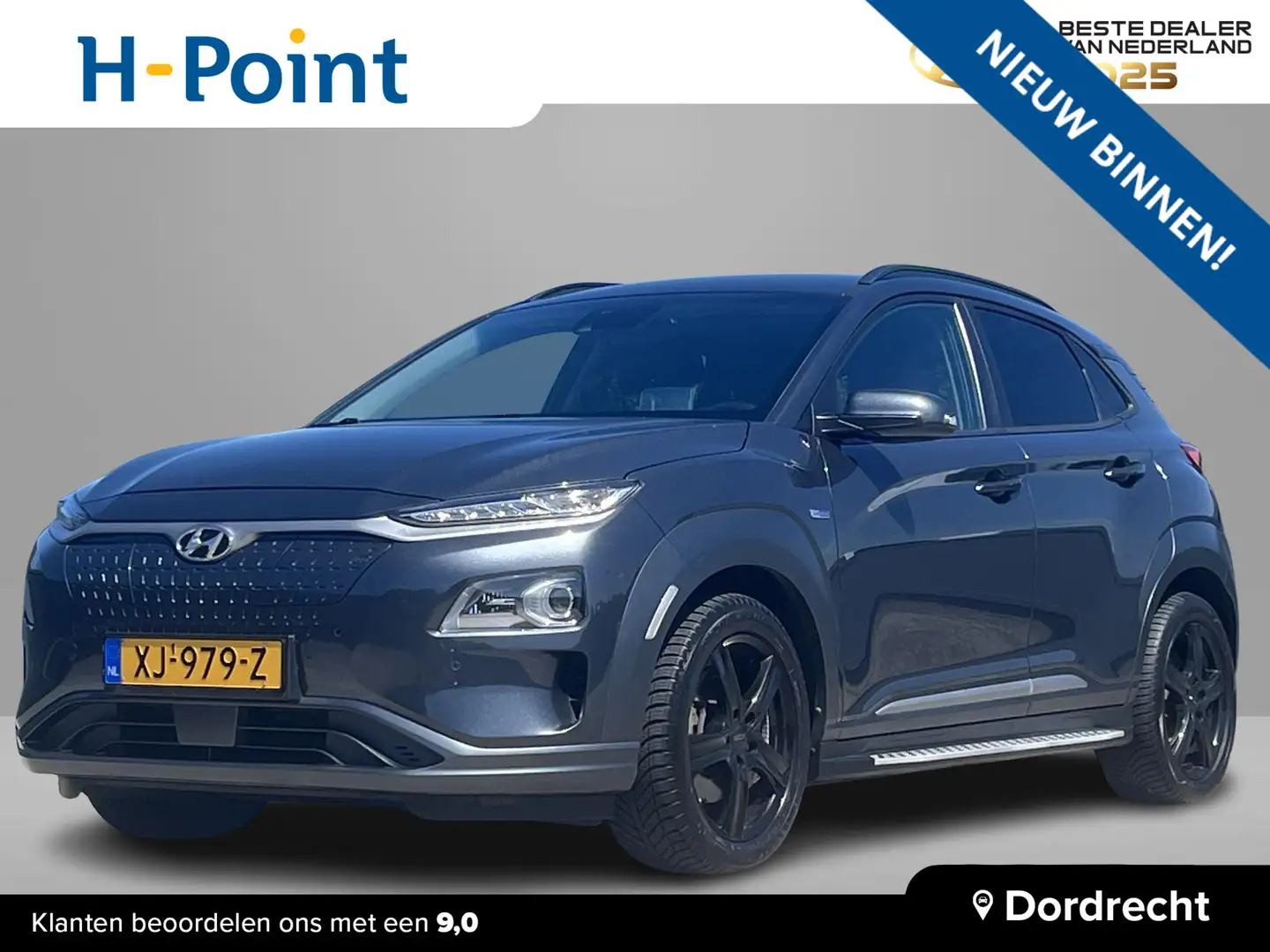 Hyundai KONA EV Premium 64 kWh | Adaptieve cruisecontrol | Head Grijs - 1