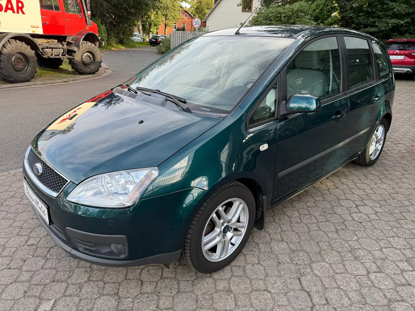 Ford Focus C-Max 1.6 Fun *nur 121 TKM*HU a.W. neu*AHK*PDC*Tempomat* Grün - 2