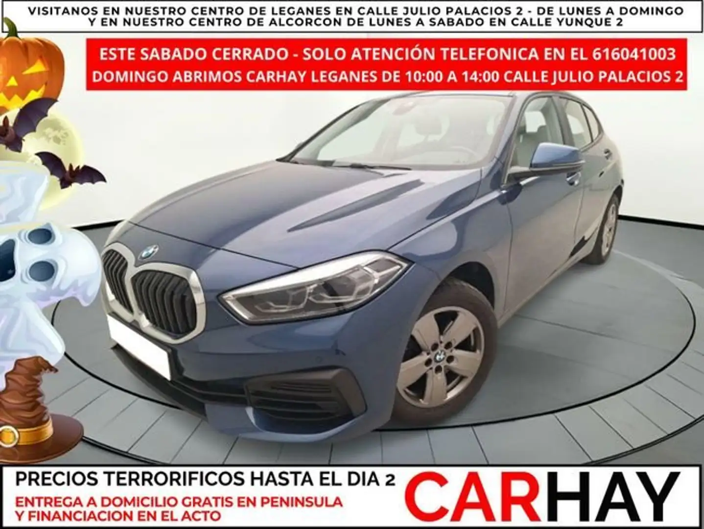 BMW 116 REEKS HATCH 116D (85 KW) 5D Bleu - 1