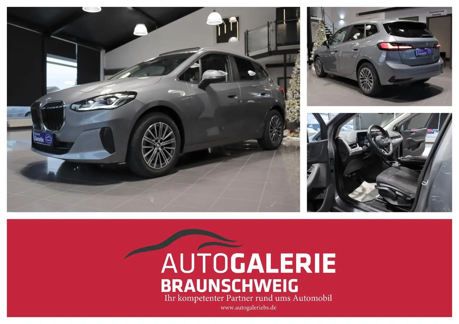 BMW 218 218i A Active Tourer *PANORAMA*AHK*ACC*CAM* Grau - 1