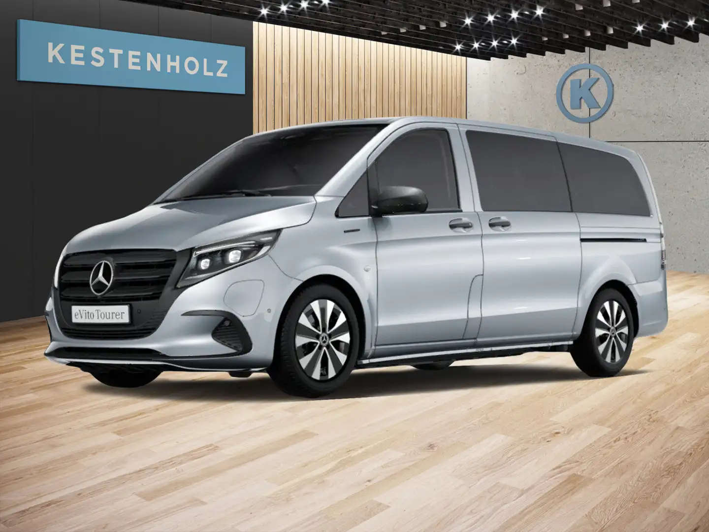 Mercedes-Benz Vito eVito 129 Tourer PRO Lang *KAMERA*SHZ*NAVI*LED* Silber - 1