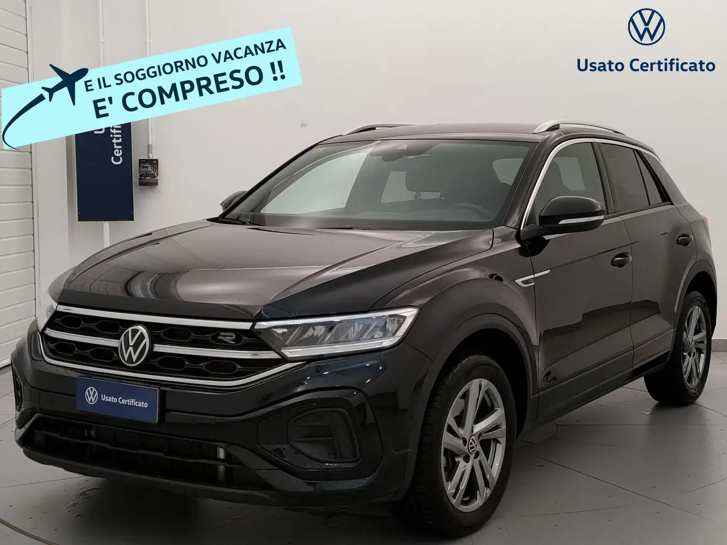 Volkswagen T-Roc 2.0 TDI SCR 150 CV DSG R-Line Noir - 1