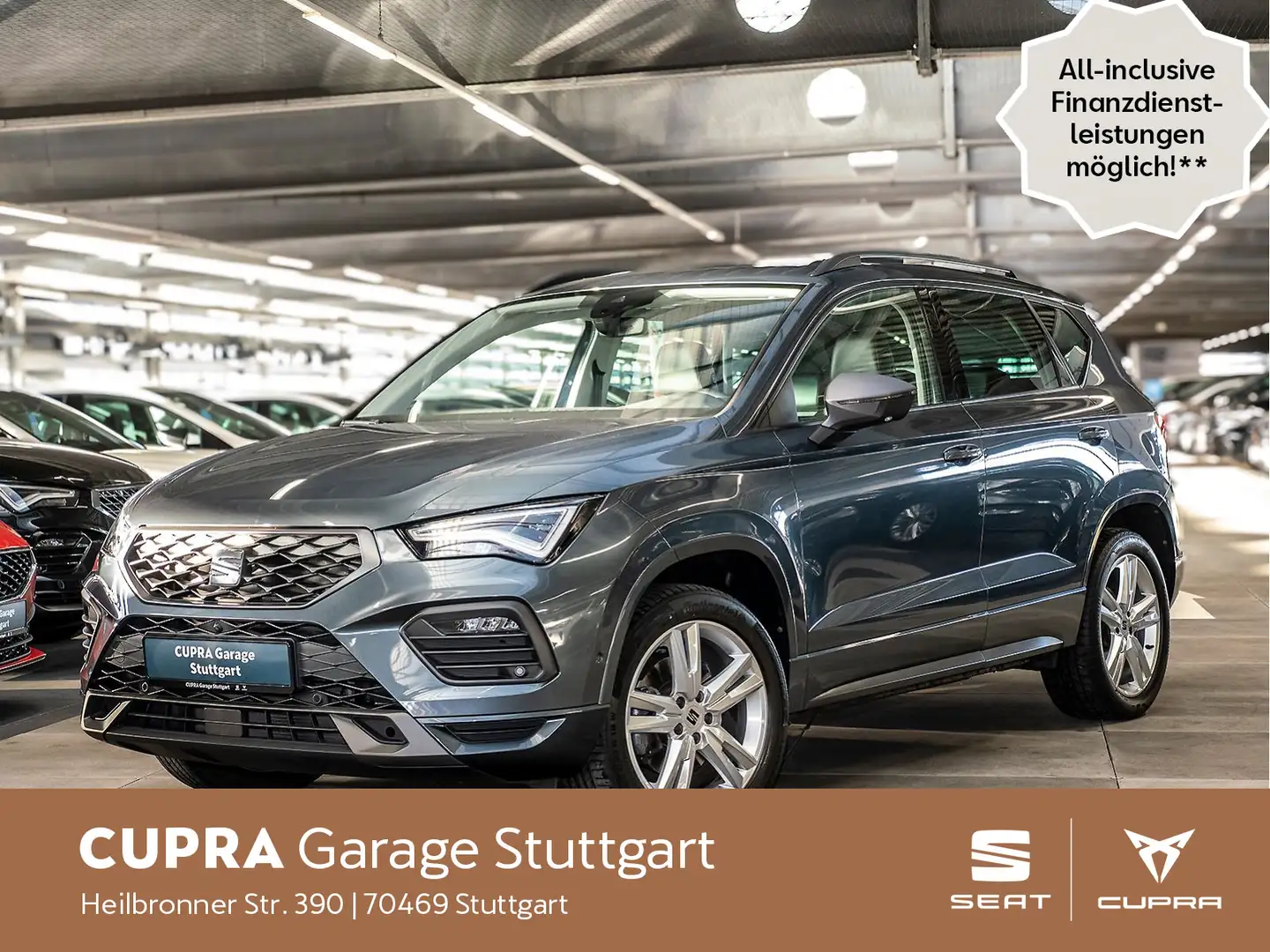 SEAT Ateca 2.0 TSI FR 4Drive *360 Kamera* *AHK* *PANO Grau - 1