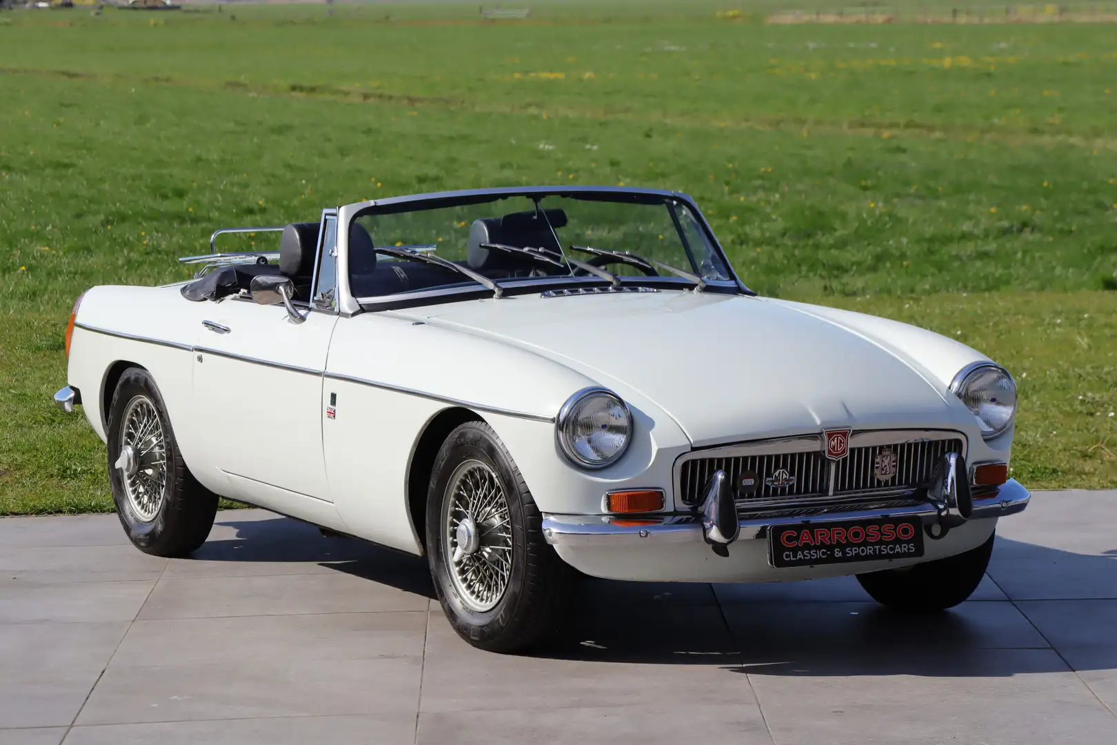 MG B Roadster Wit - 1