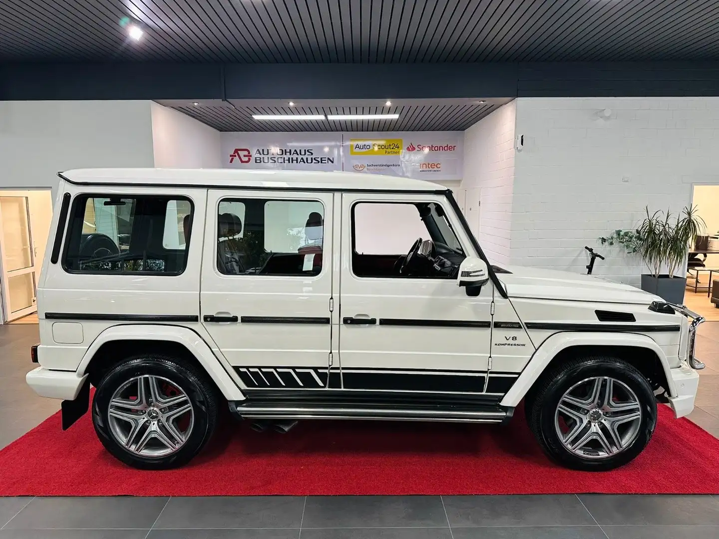 Mercedes-Benz G 55 AMG G55 AMG Kompressor*Designo*SSD*SItzbelüf*H&K*AHK Blanc - 2