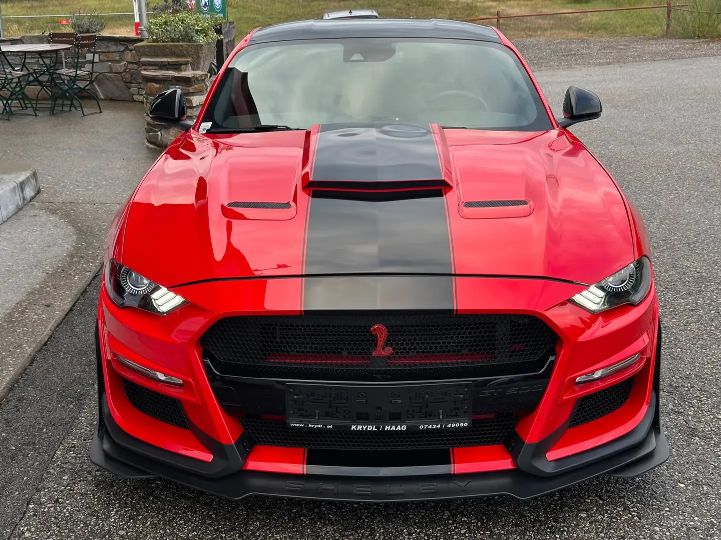 Ford Mustang Mustang 5,0 V8 GT Aut. //GT 500 // Rouge - 2