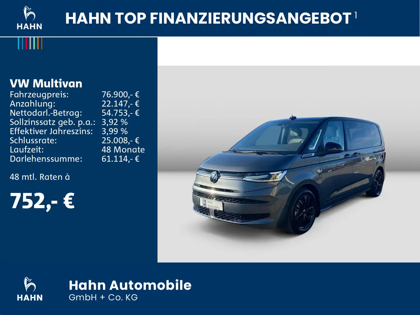 Volkswagen T7 Multivan T7 Multivan Life 2,0 l 110 kW TDI keyless Standh Gris - 2