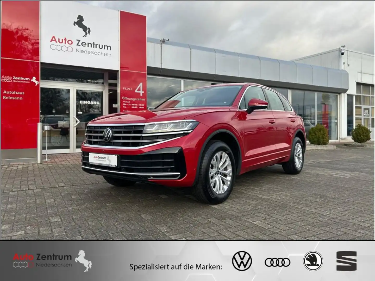 Volkswagen Touareg 3.0 V6 TDI Elegance MATRIX *9.894 EUR Mwst.ausw.* Rot - 1