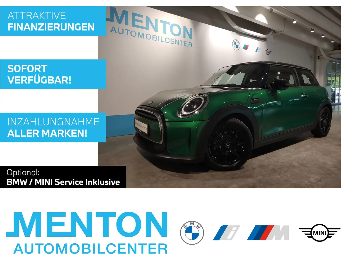 MINI Cooper DAB LED RFK Navi Komfortzg. Tempomat Shz Zielony - 1