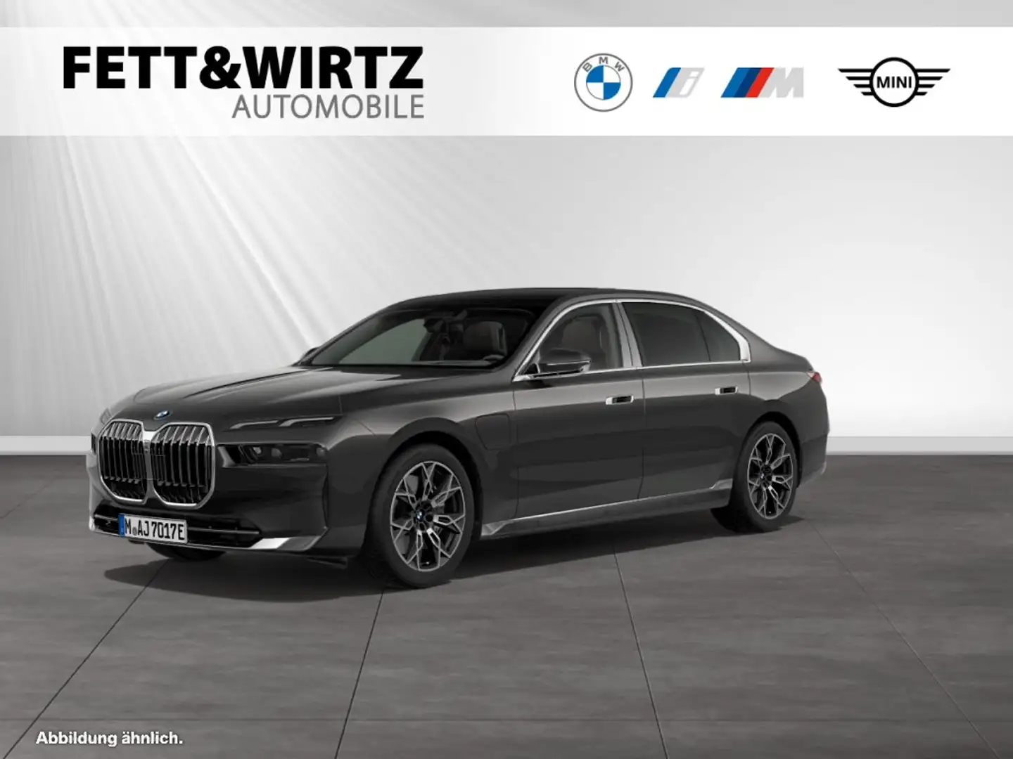 BMW 750 e xDrive Allrad|PanoSkyLounge|Bowers&Wilkins Grijs - 1