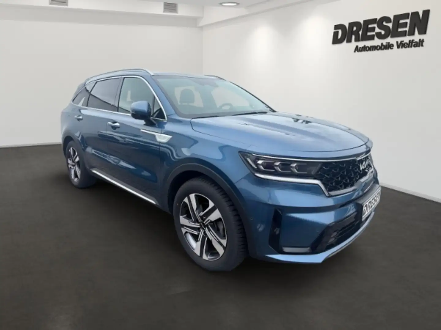 Kia Sorento Platinum Plug-In Hybrid 1.6 GLASDACH,SITZHZG,NAVI, Bleu - 2