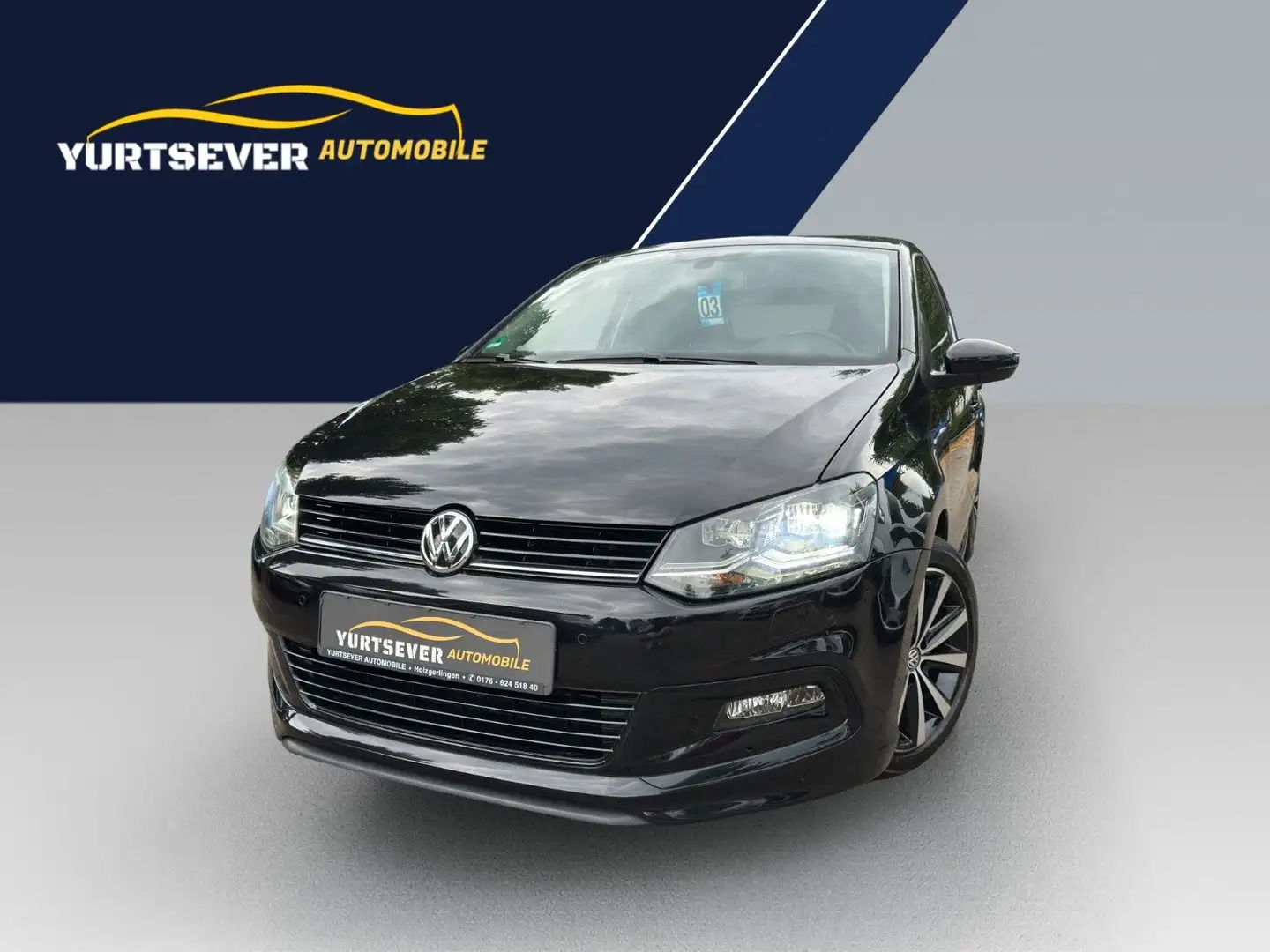 Volkswagen Polo V Highline BMT/Start-Stopp*ALU*SHZ*EFH*NAVI Schwarz - 1