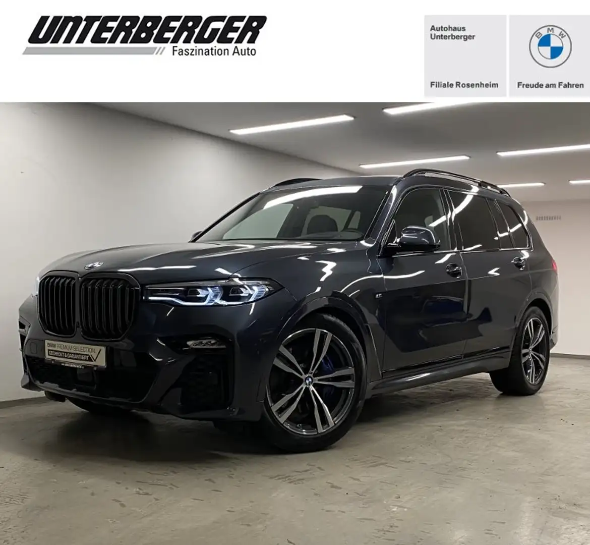 BMW X7 xDrive40d M Sportpaket Sky Loung+AHK+Driv.Prof.+St Grau - 1