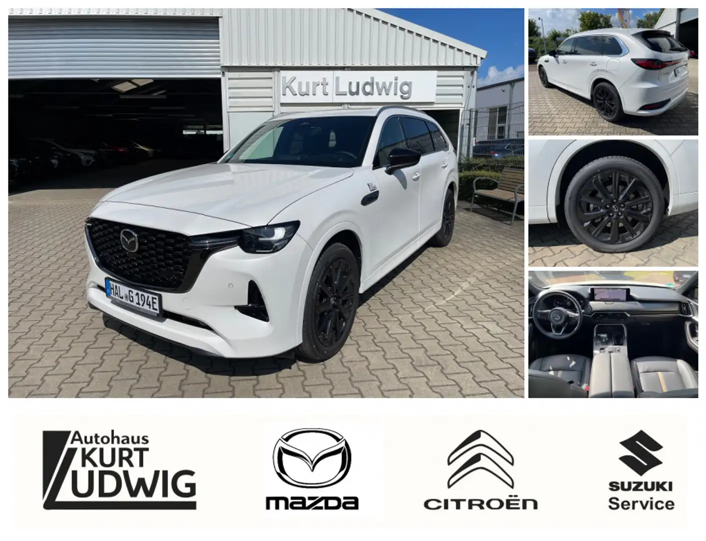 Mazda CX-80 5WGN 2.5L e-SKYACTIV PHEV 327ps 8AT AWD Homura Plu Bílá - 1
