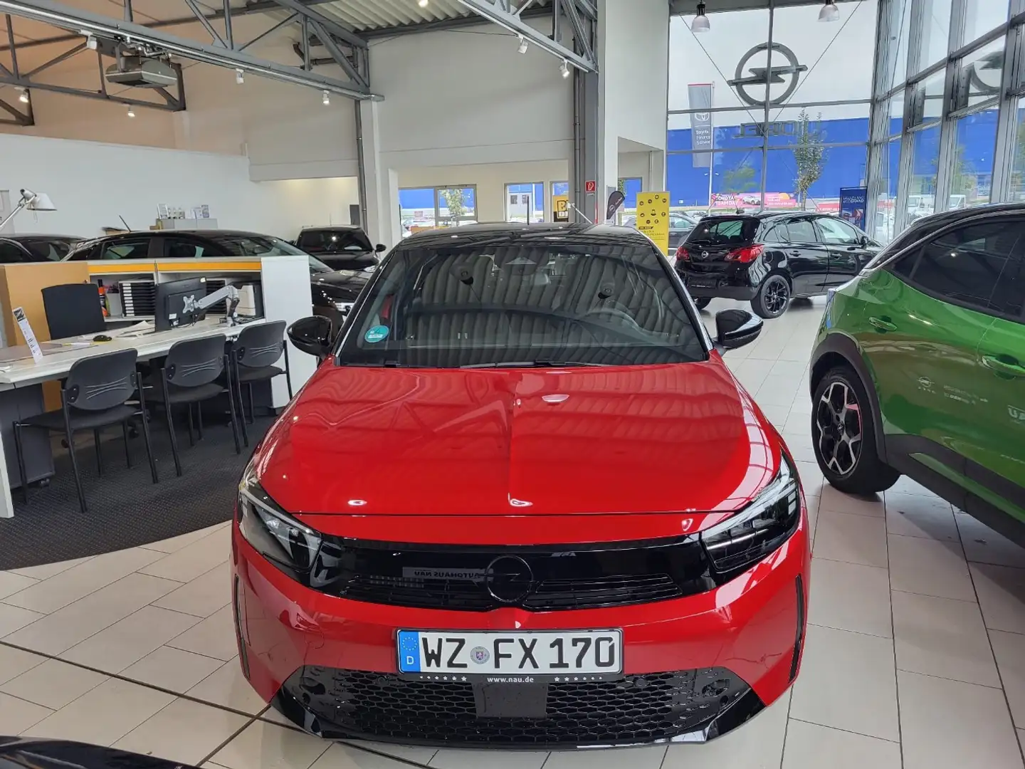 Opel Corsa 1.2 Turbo GS mit Spurass. LED Sitzhz. Inkl. Inspek Rot - 2