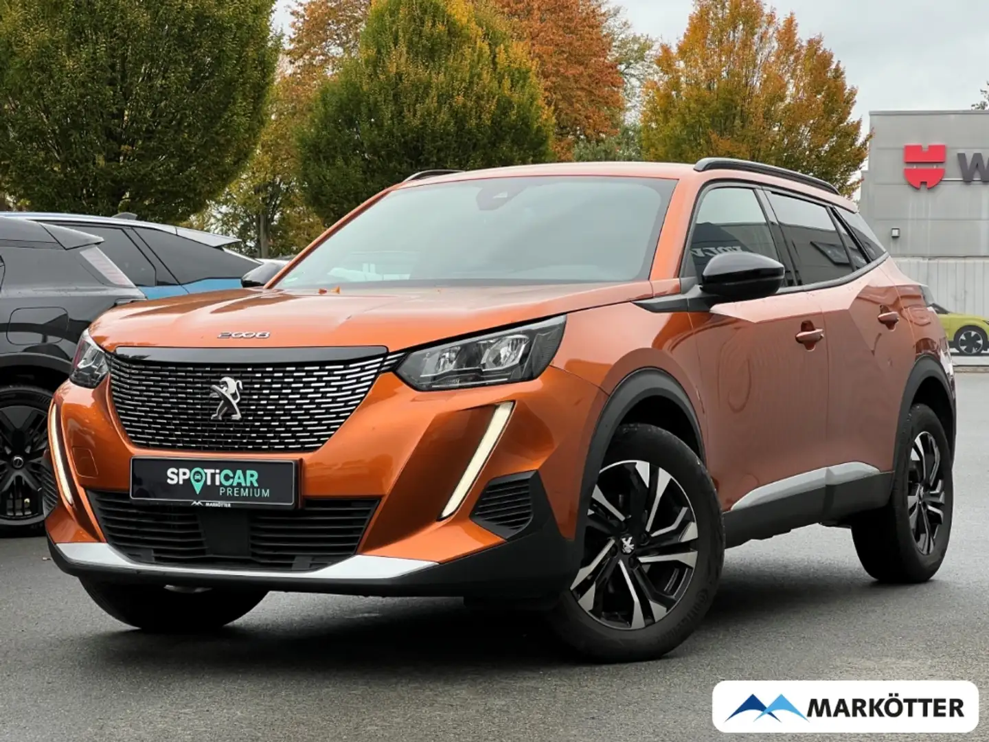 Peugeot 2008 Allure 1.2 PureTech 130 SHZ/PDC/TEMP Orange - 1