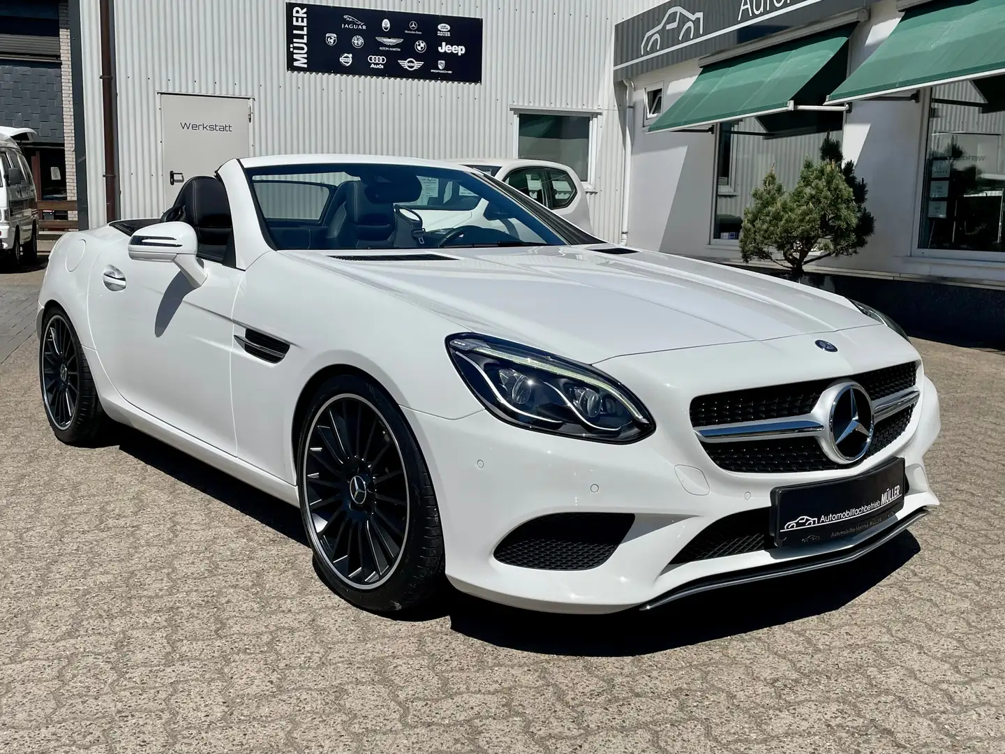 Mercedes-Benz SLC 180 AUTOM.+Kamera+ ILS LED+KEYLESS+Airscarf+MAKELLOS ! Bianco - 2