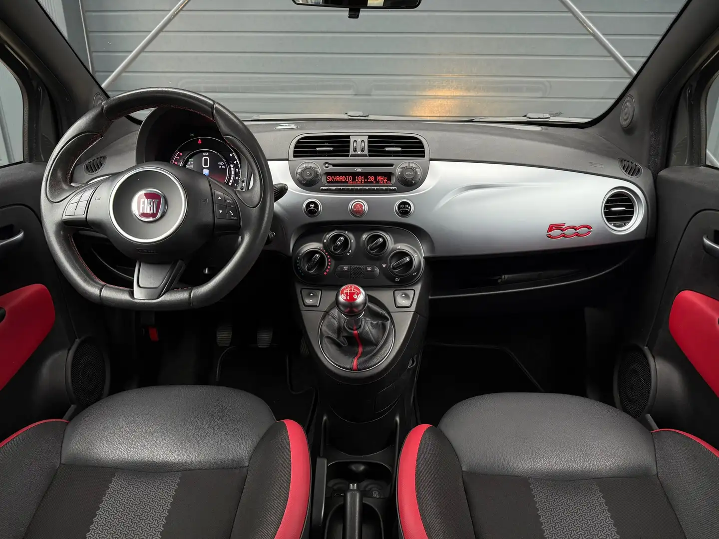 Fiat 500 S 1.2 Popstar, Elektrisch schuifdak, PDC, Halflede Gris - 2