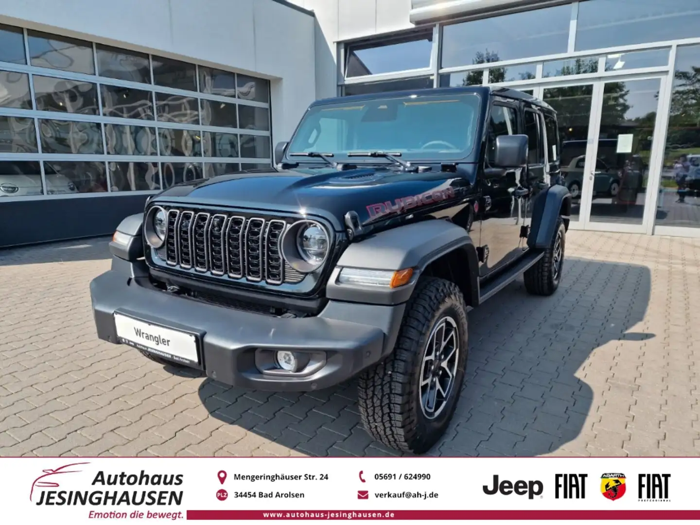 Jeep Wrangler Rubicon Soft-Top Leder elektr. Sitze Schwarz - 1