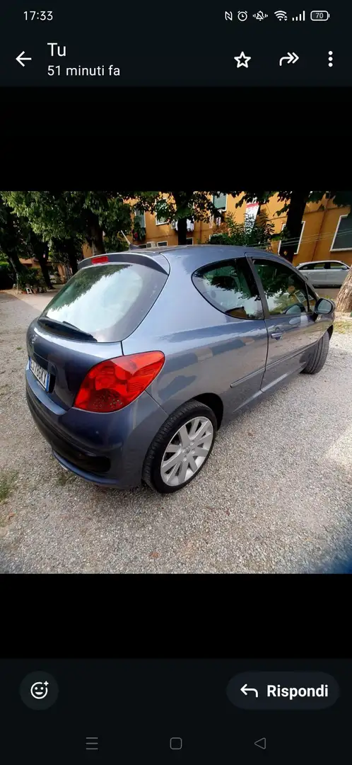 Peugeot 207 3p 1.6 hdi Feline 110cv Grigio - 2