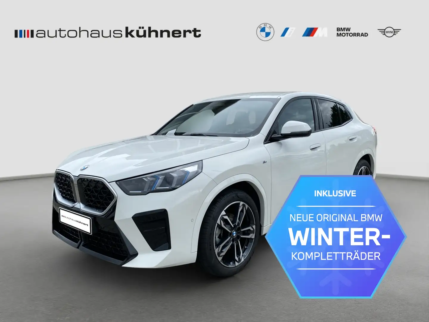 BMW X2 xDrive20d ///M-Sport SpurAss 360° AHK HUD Weiß - 1