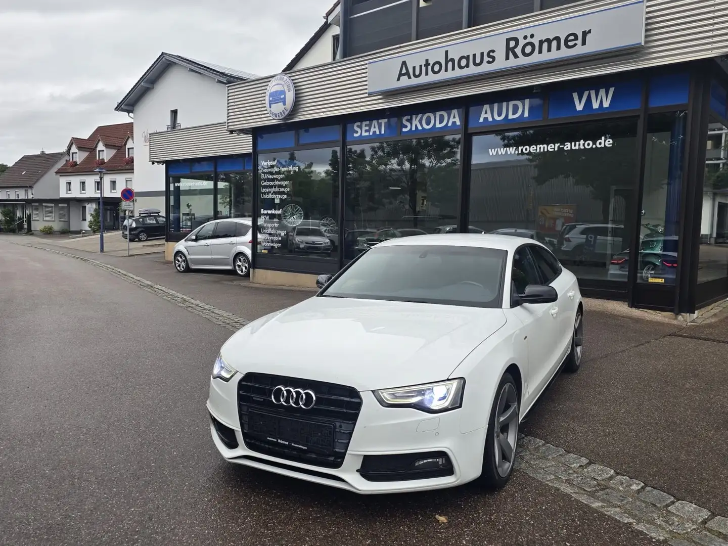 Audi A5 Sportback 3.0 TDI quattro Sline Plus Blanc - 1