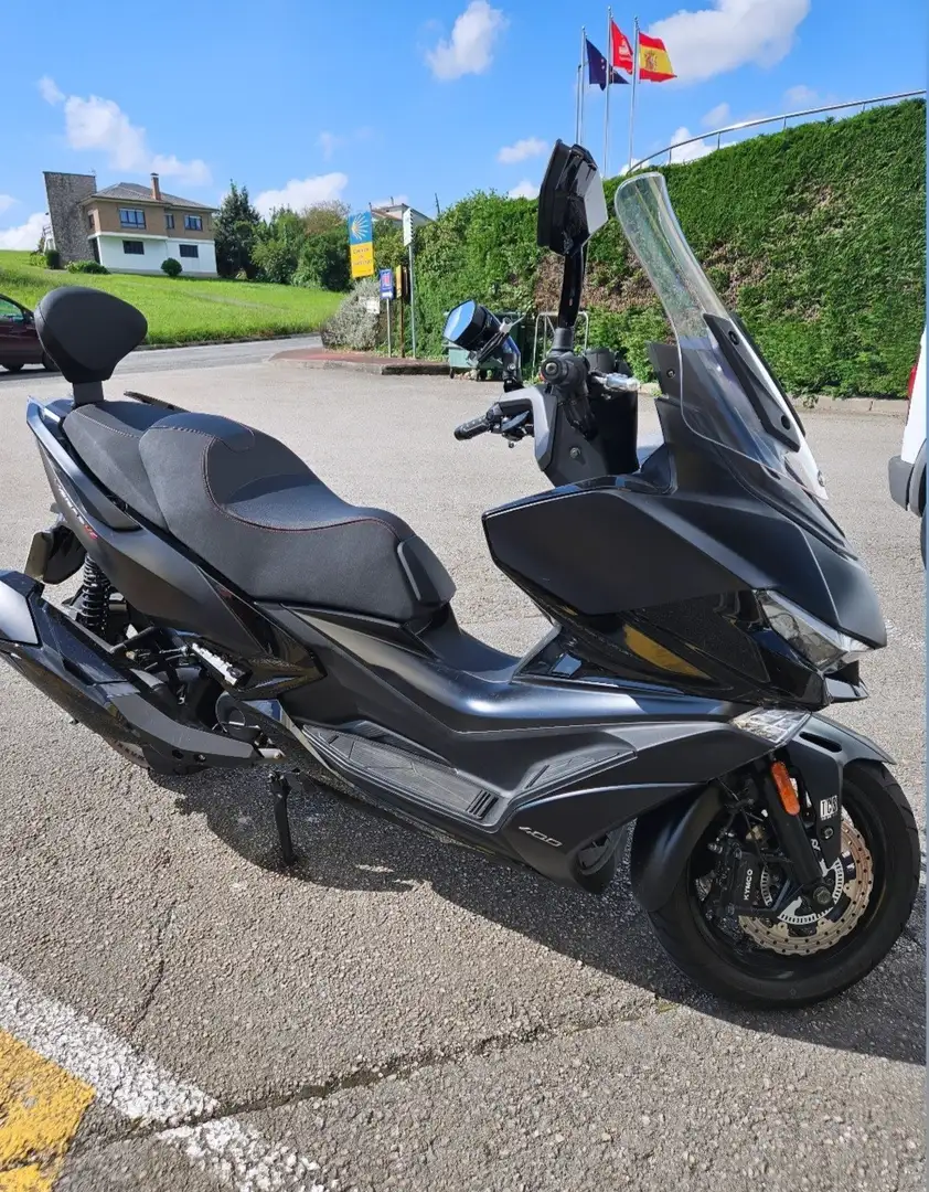 Kymco Xciting S 400i ABS Respaldo SHAD y soporte móvil KYMCO Negro - 1