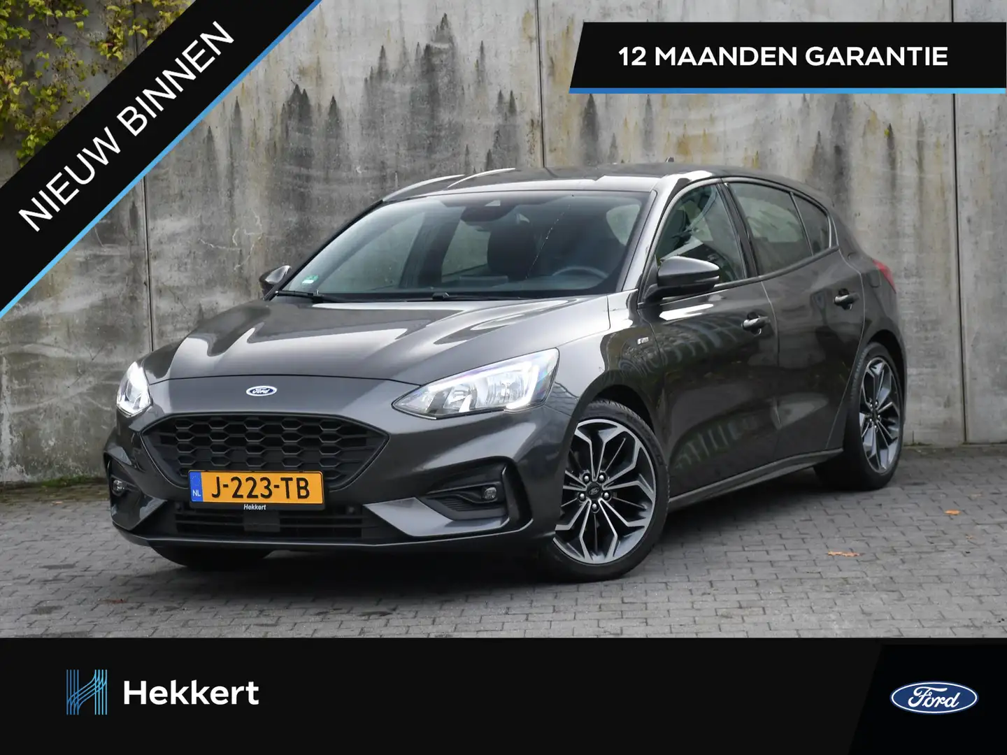 Ford Focus ST-Line 1.0 EcoBoost 125pk NAVI | CRUISE | LANE KE Grijs - 1