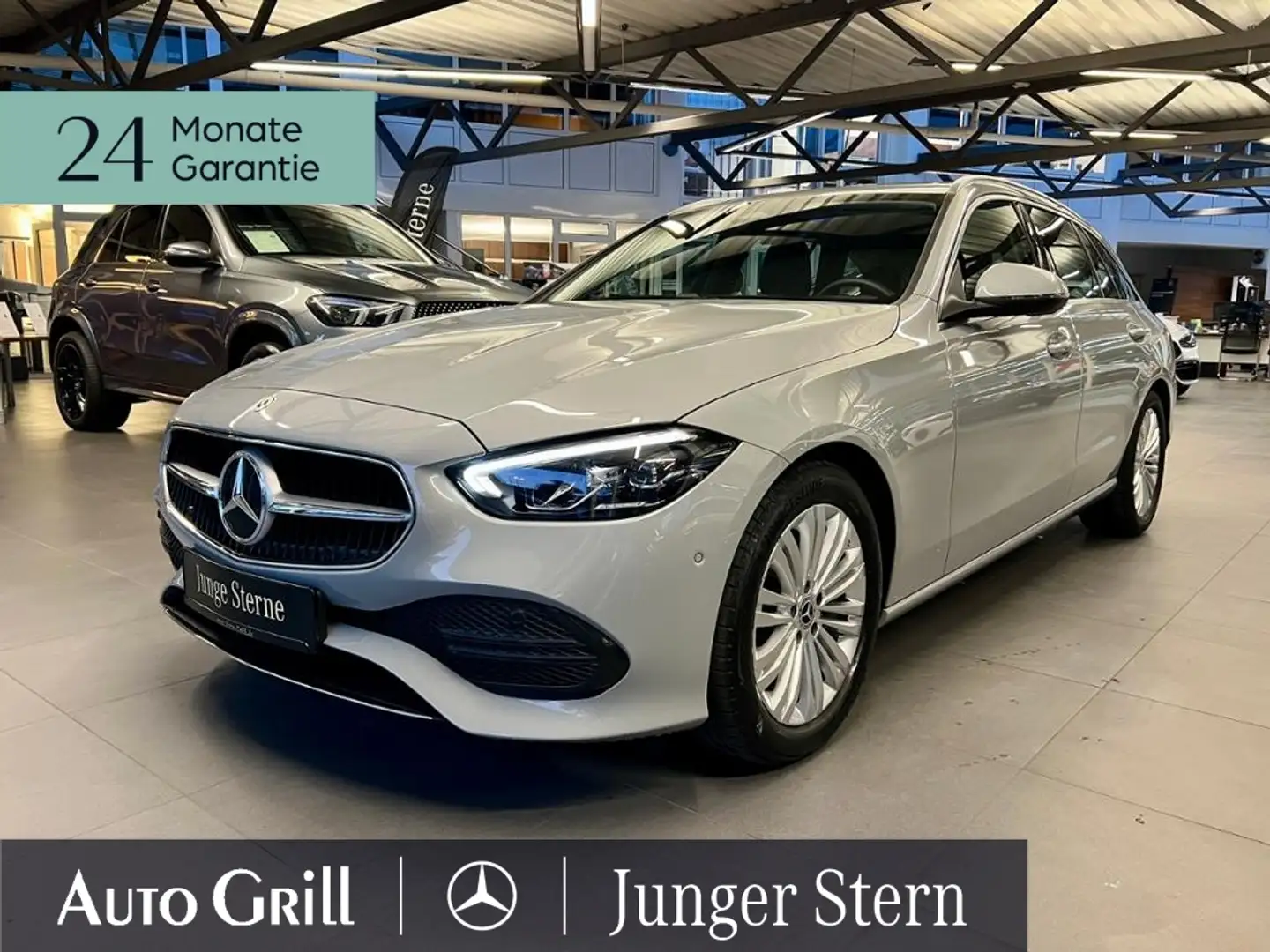 Mercedes-Benz C 220 T d 4M Avantgarde manufaktur alpingrau AHK Grau - 1