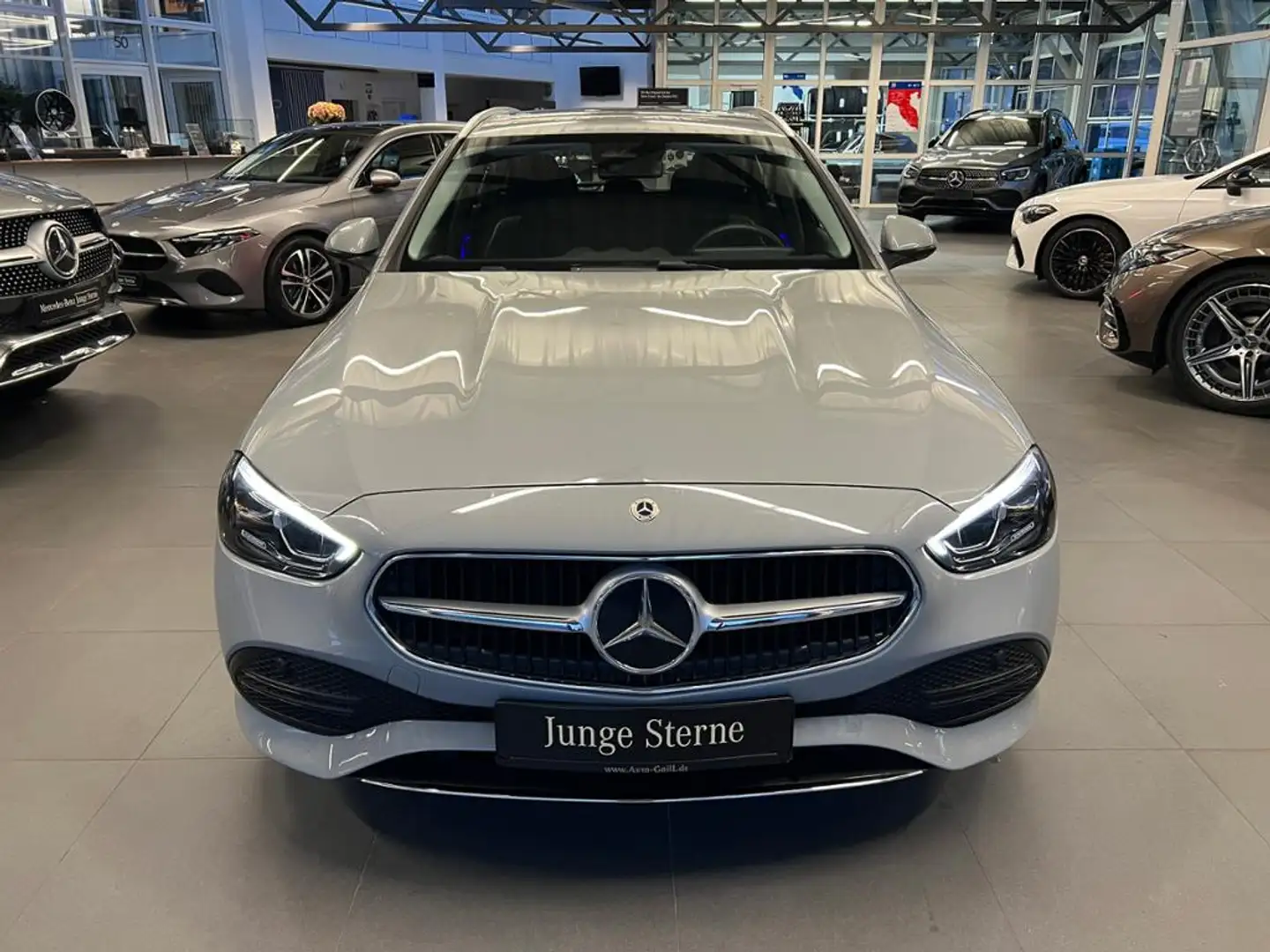 Mercedes-Benz C 220 T d 4M Avantgarde manufaktur alpingrau AHK Grau - 2