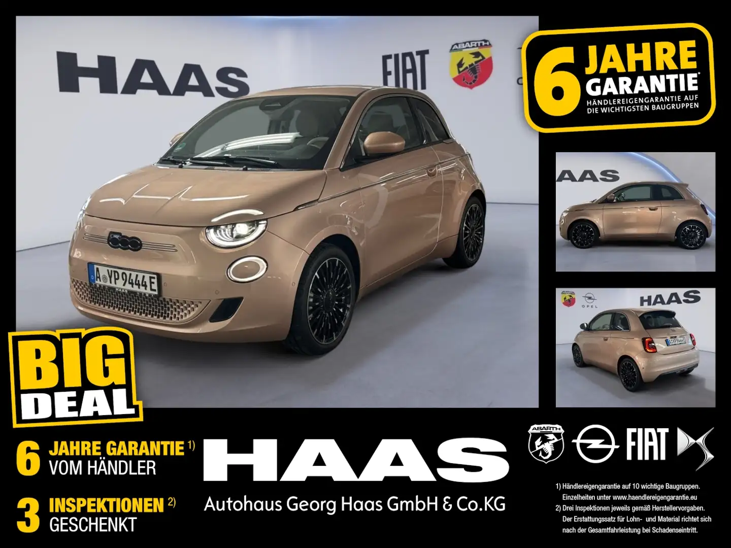 Fiat 500e 500 e La Prima Vollausstattung, TOP Angebot - 1