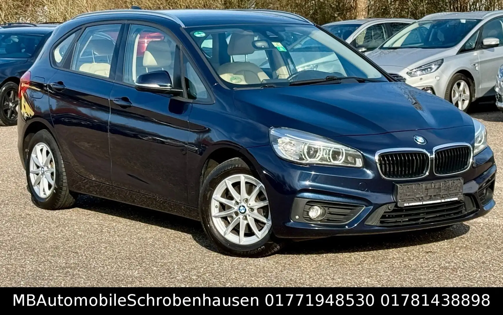 BMW 218 AUTOMATIK LEDER NAVI KAMERA LE Blau - 1