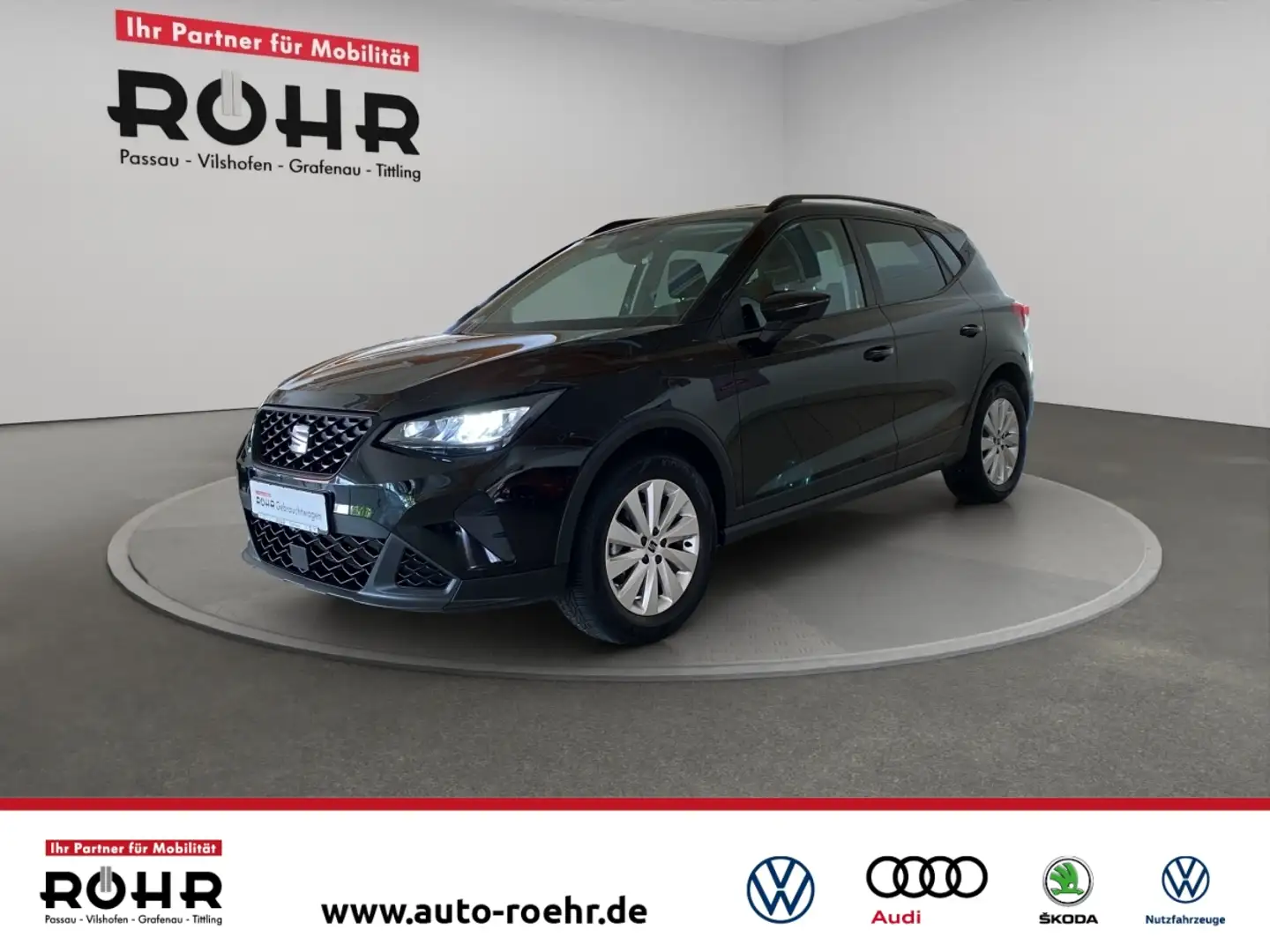 SEAT Arona Style 1.0 TSI (Klima.LED.DAB.GRA) Noir - 1
