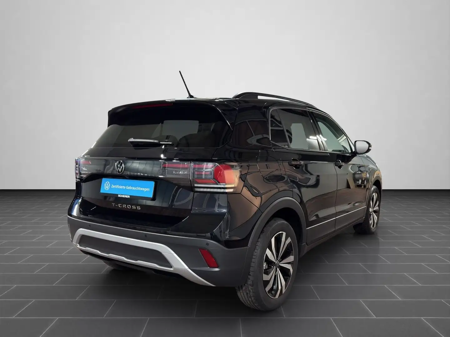 Volkswagen T-Cross 1.0 TSI Life DSG RFK SHZ KLIMA Schwarz - 2