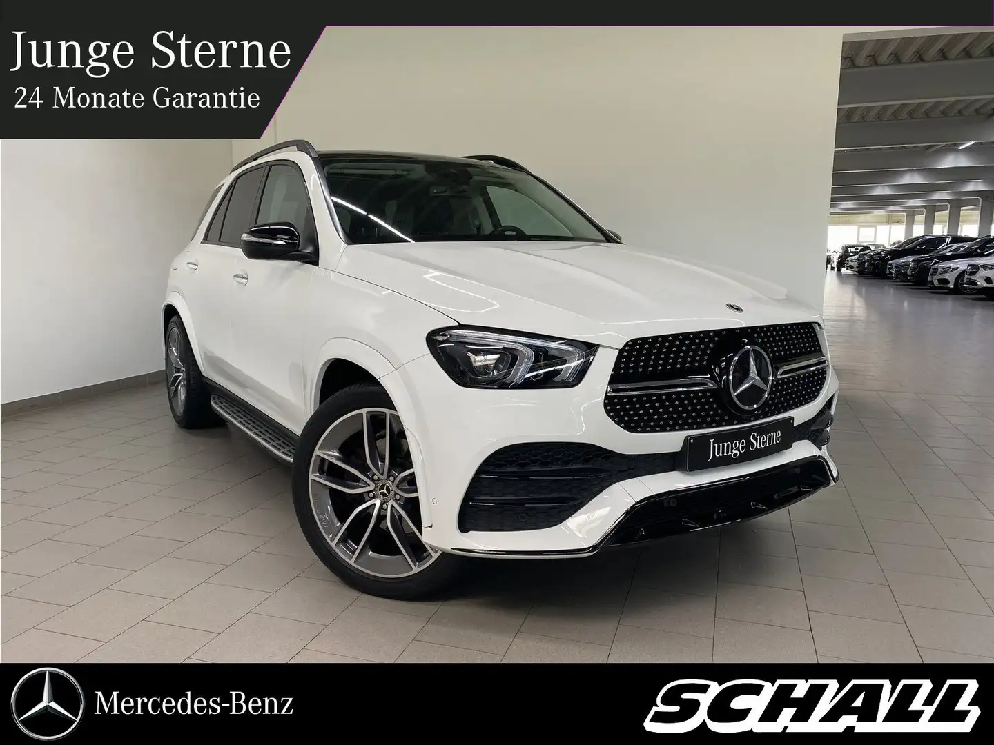 Mercedes-Benz GLE 300 d 4M AMG+NIGHT+PANO+AHK+AIR+LED+KAM+22" Blanc - 1