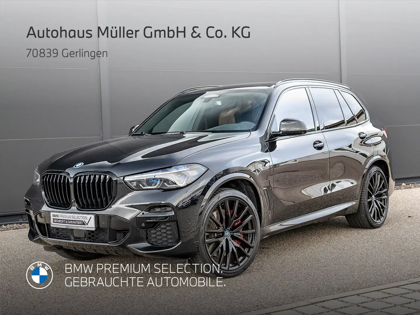 BMW X5 xDrive45e M Sportpaket ACC AHK 360Cam HUD 1VB Schwarz - 1