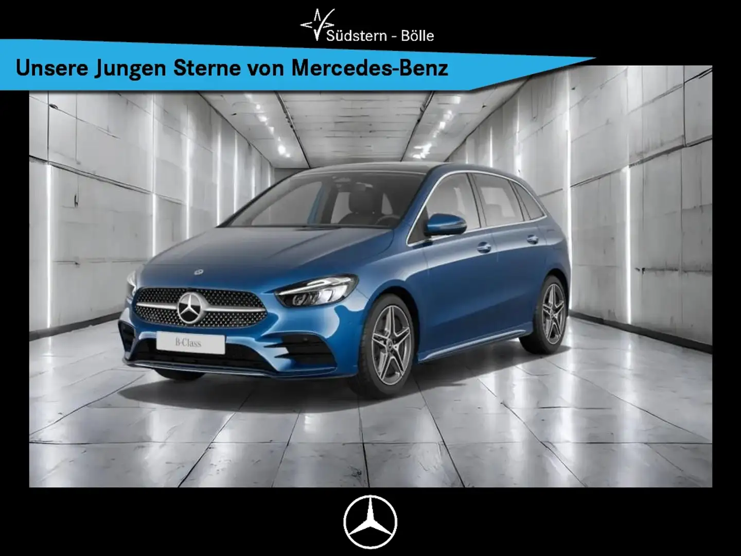 Mercedes-Benz B 250 e AMG+PANO+ABSTANDSTEMPOMAT Blau - 1