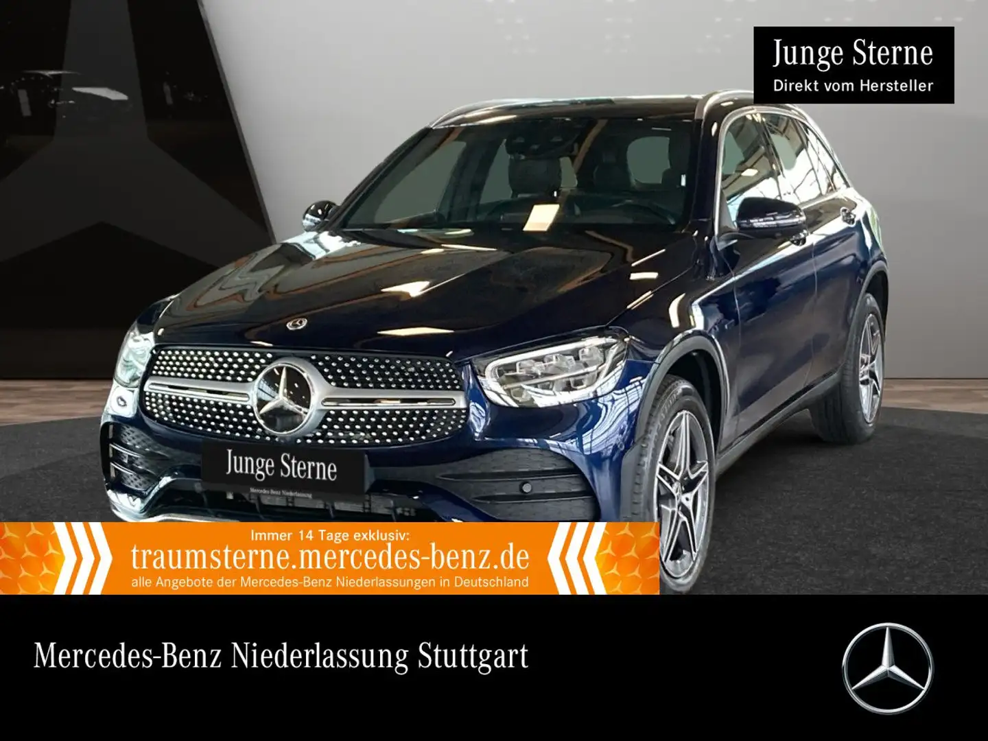 Mercedes-Benz GLC 300 e 4M AMG+PANO+360+LED+FAHRASS+HUD+KEYLESS Azul - 1