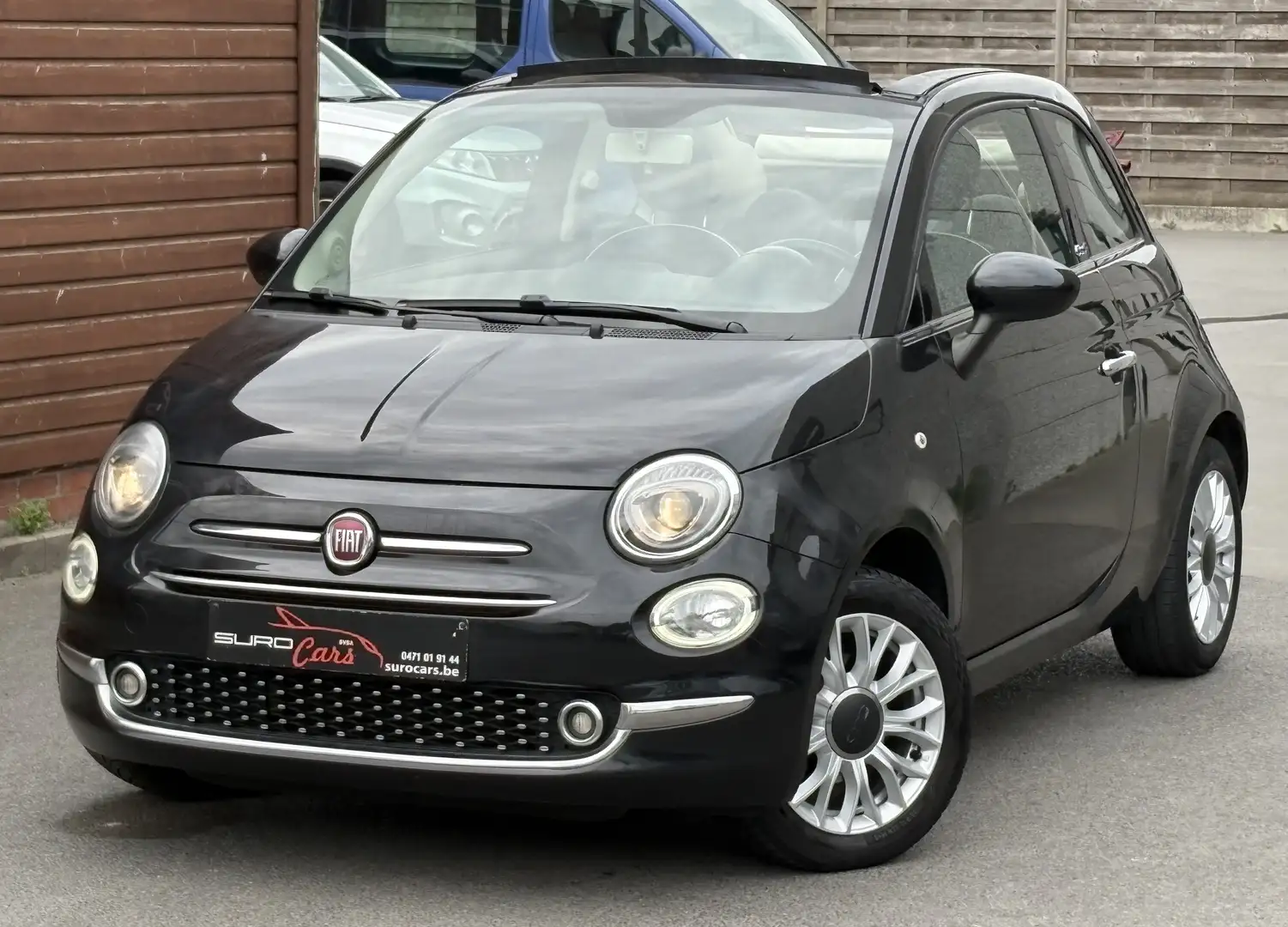 Fiat 500C | Euro 6b | Automaat | Navigation | Noir - 1