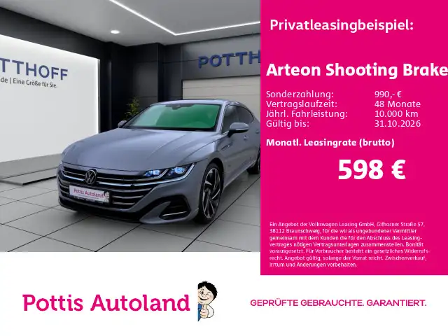 Volkswagen Arteon 2.0 TSI DSG R LINE AHK IQ.