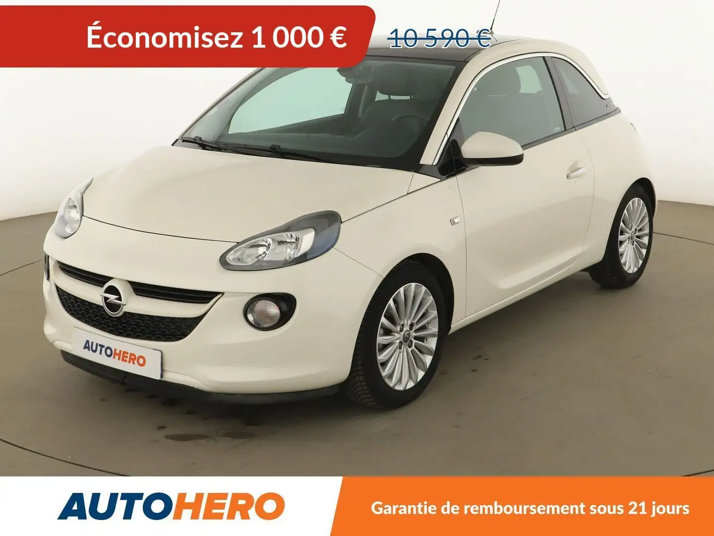 Opel Adam 1.4 Twinport Glam Blanc - 1