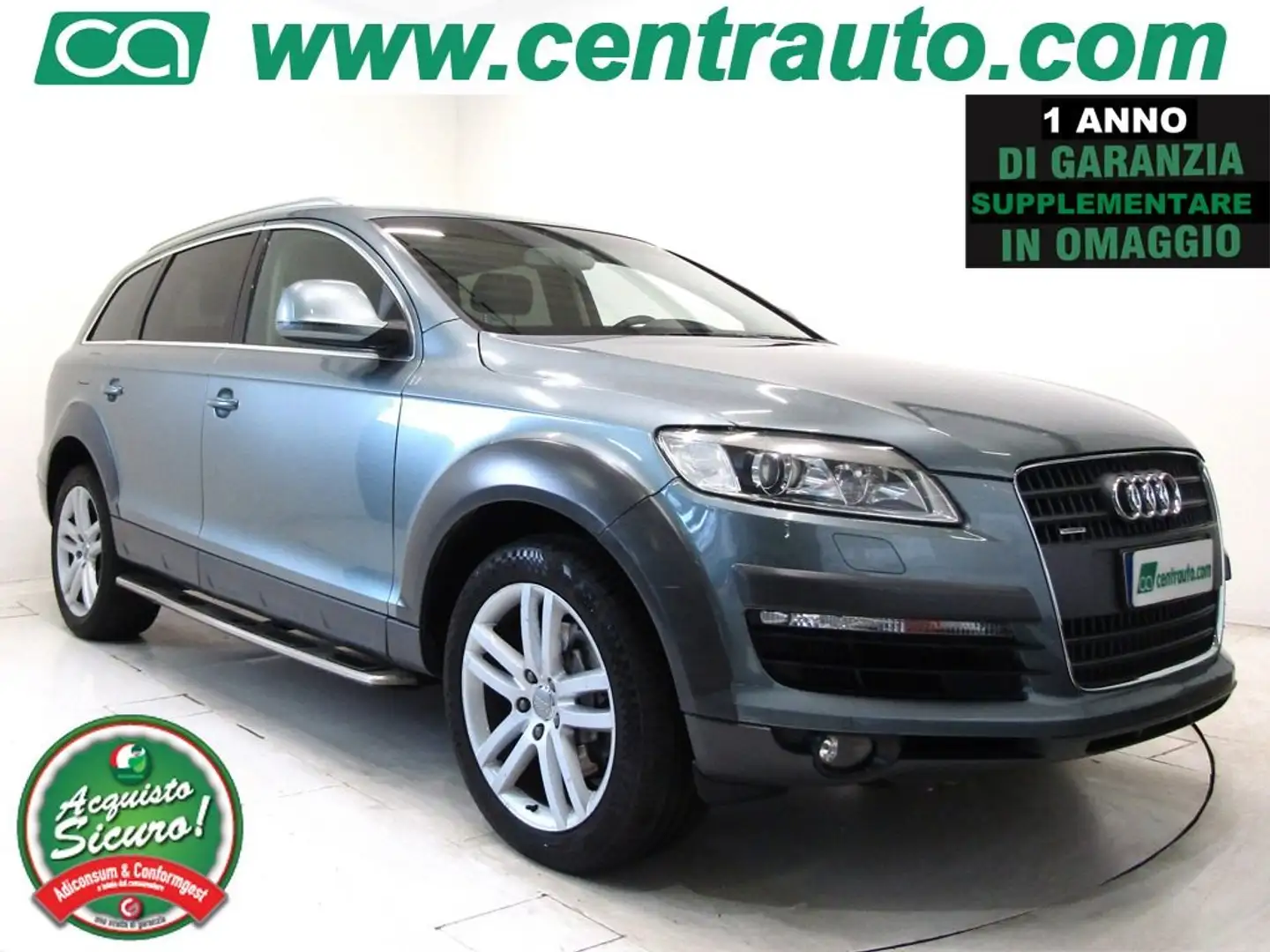 Audi Q7 3.0 V6 TDI quattro tiptronic * PELLE * Gris - 1