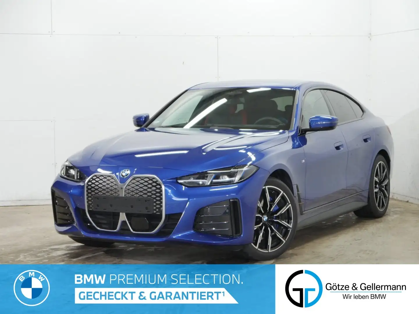 BMW i4 xDrive40 Gran Coupé M Sport /HarmanKardon AHK Blau - 1