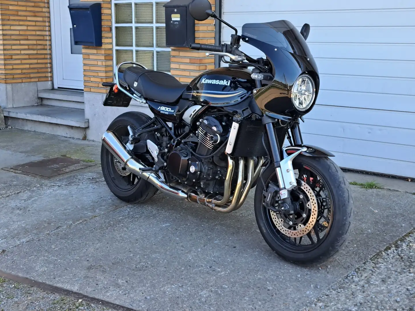 Kawasaki Z 900 Café racer,  suspen ANDREANI amortisseur OHLINS Noir - 1