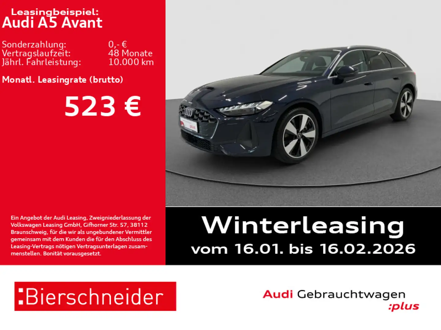 Audi A5 A5 Av TFSI AHK LED CAM ACC 19 Blau - 1