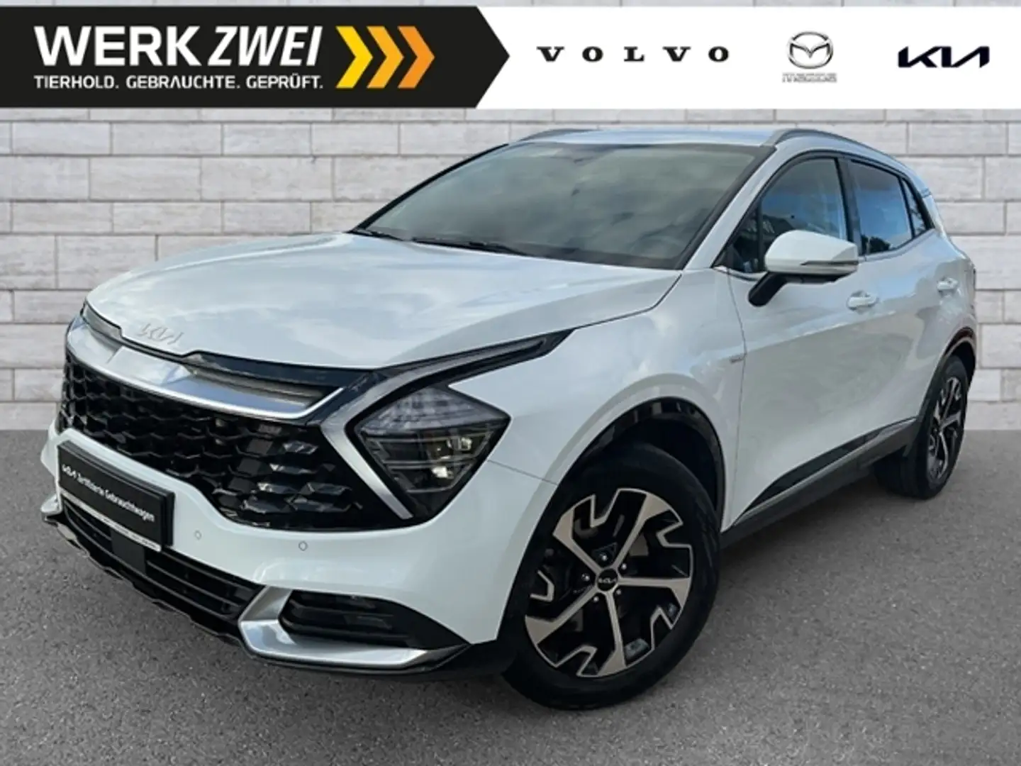 Kia Sportage 1,6 Spirit AT ACC 360° LED Teilleder Weiß - 1