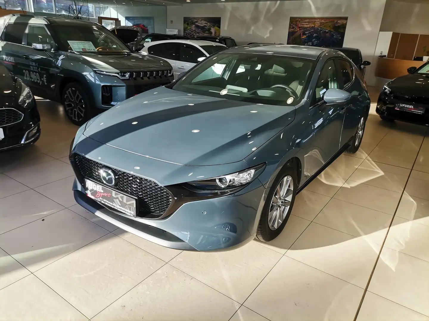 Mazda 3 Selection LED|HUD|Navi|SHZ|ACC|Kamera|PDC|Alu Grau - 2