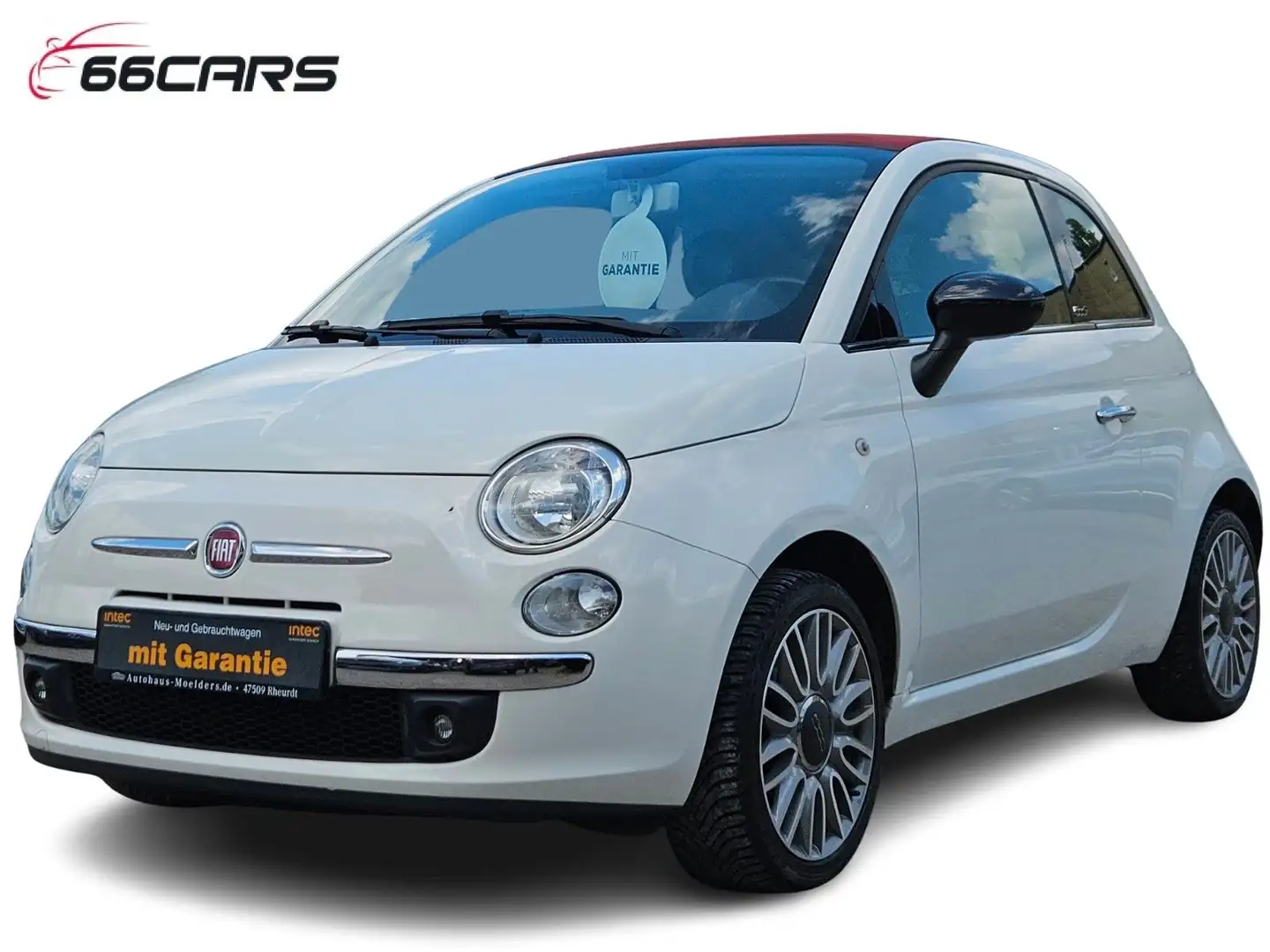 Fiat 500 Cult*LEDER*KLIMA*PDC*AHK*Elektr. Verdeck*BT* Weiß - 1