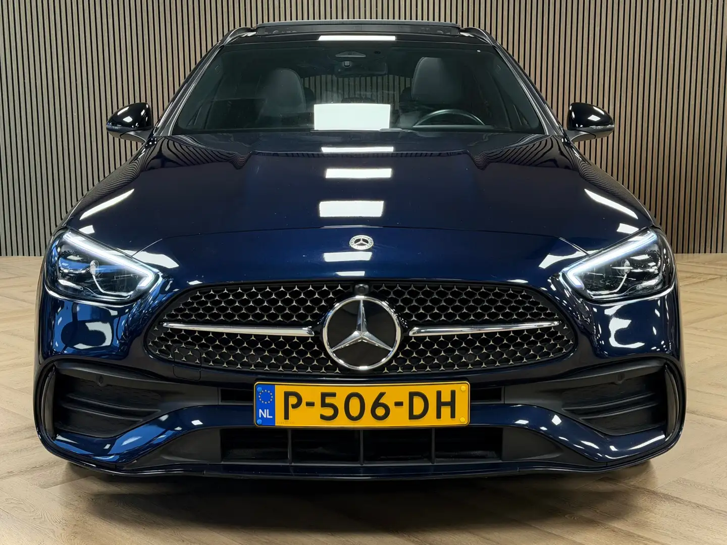 Mercedes-Benz C 300 Estate C300e AMG Line Plug-in hybride PANORAMADAK Bleu - 2